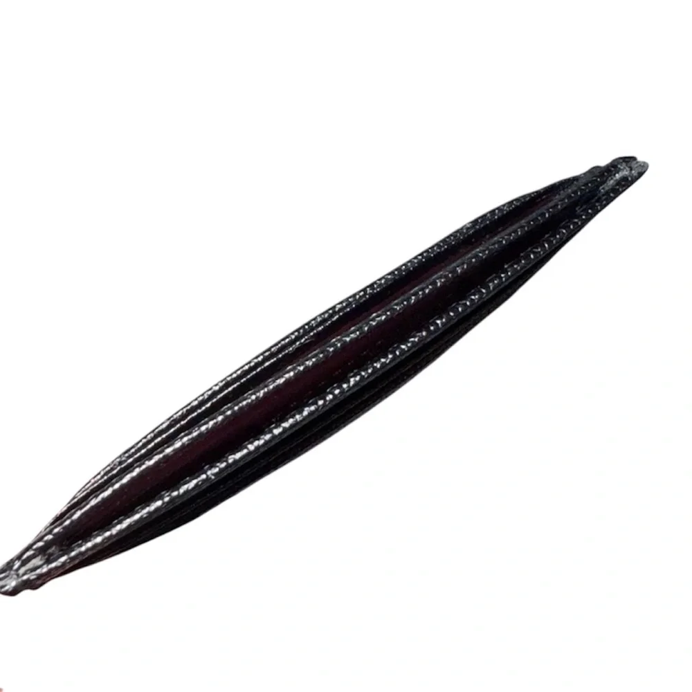 Yves Saint Laurent Black Leather Textured Card Holder - Picture 2 of 3